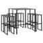 Alexxandra 4 - Person Patio Dining Set with Rectangular Table-114845061-114845058