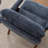 Mid Century Upholstered Arm Accent Chair with Solid Wood Legs-112041300