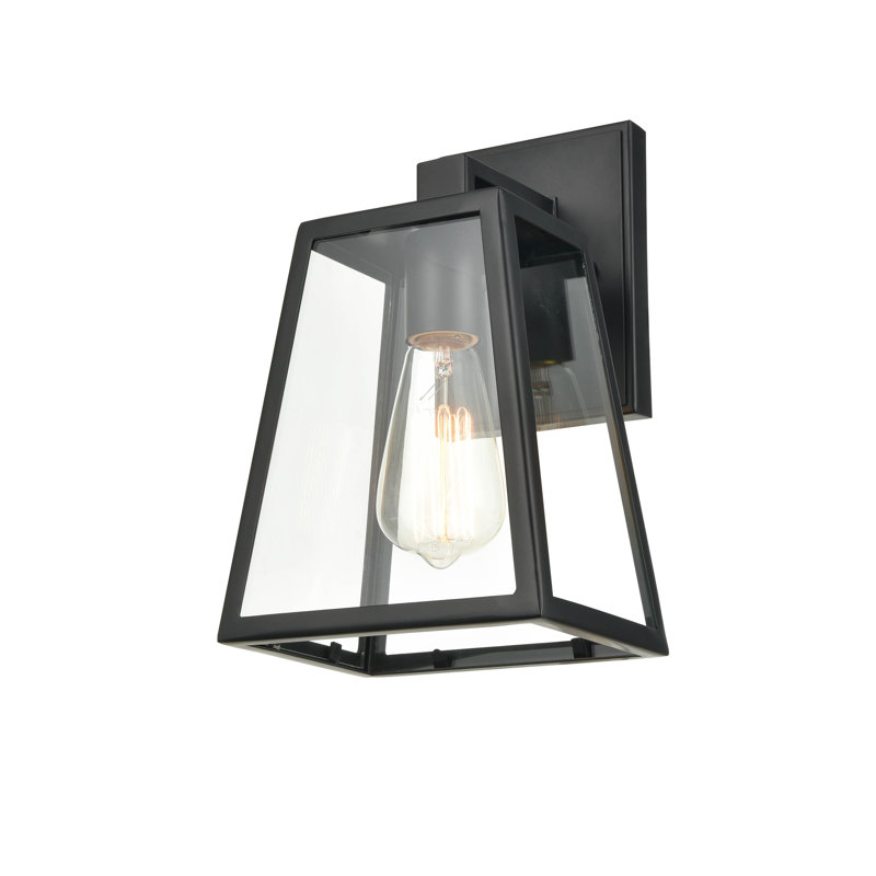 Marcantel Wall Light, 11.25" H x 7" W x 7 " D, Black