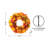 Wreath Faux Lighted Maple Polyester 24'' Wreath