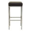Jisu Upholstered Counter Stool with Metal Frame