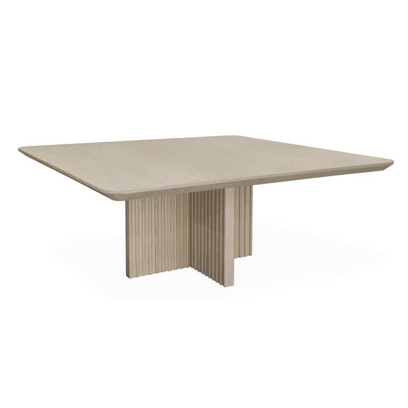 Bibiano 72" Sq Dining Table- Blonde Oak