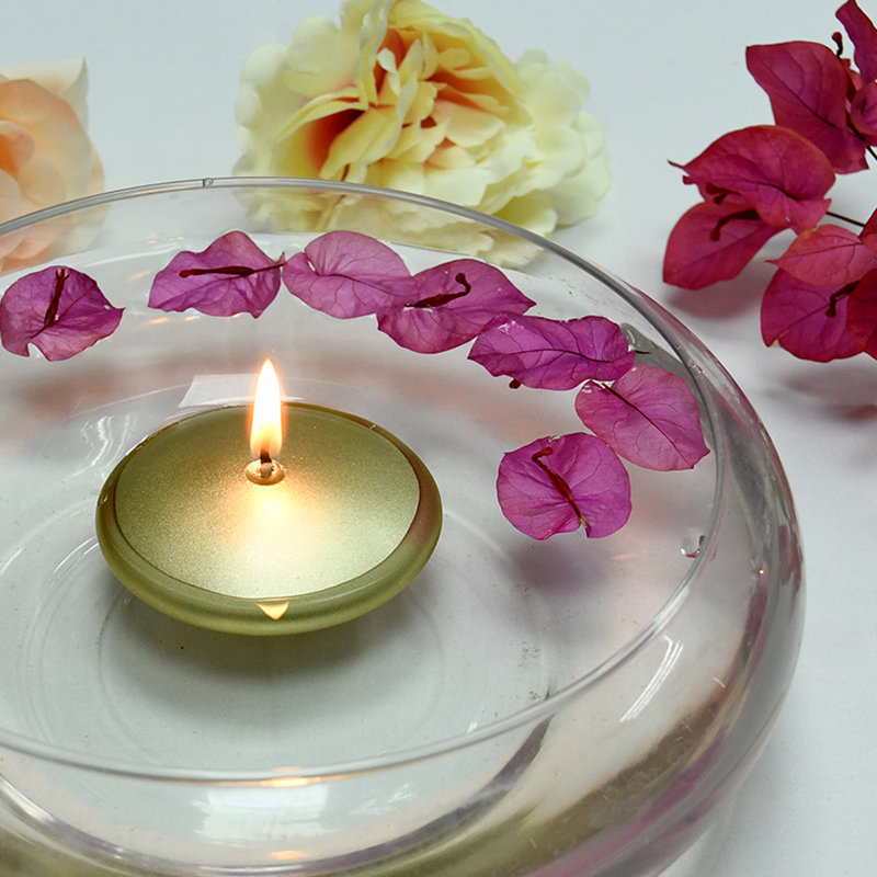Unscented Floating Candle, 144, Gold