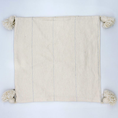  Housse de coussin rectangulaire rayée