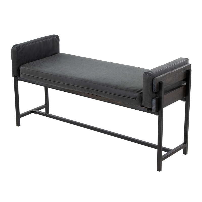 Banc de 18 pouces avec métal