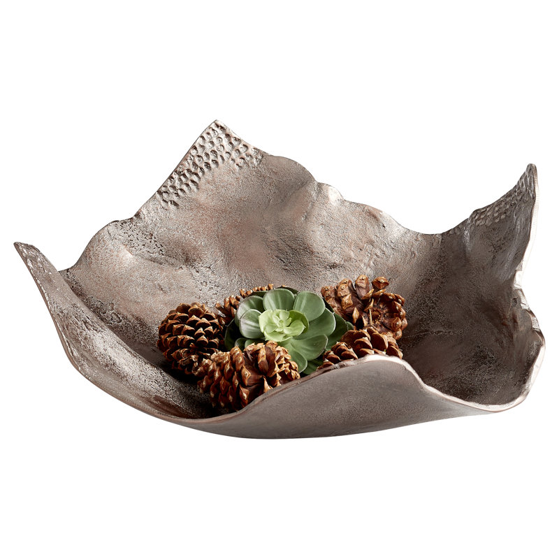 Bauhaus Aluminum Tray, 6.5" H x 20.25" W x 19" D