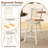 24.5" Counter Height Bar Chairs Swivel Bar Stools With Hollow Backrest-116059766-116059765