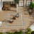 Floor Tiles Pack Of 22  WPC Wood-Plastic Composite Deck Tiles DIY Interlocking Decking Tiles-113414413