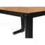 Bureau d'ordinateur à hauteur réglable Alani avec pieds en métal noir, H 29,3 po x l 47,08 po x P 23,6 po Alani-1914366517