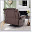 Fauteuil inclinable manuel respirant en cuir avec massage et chauffage pour une détente ultime dans le salon-1829513768