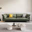 Canapé modulaire vert en cuir véritable-112579102-112579104