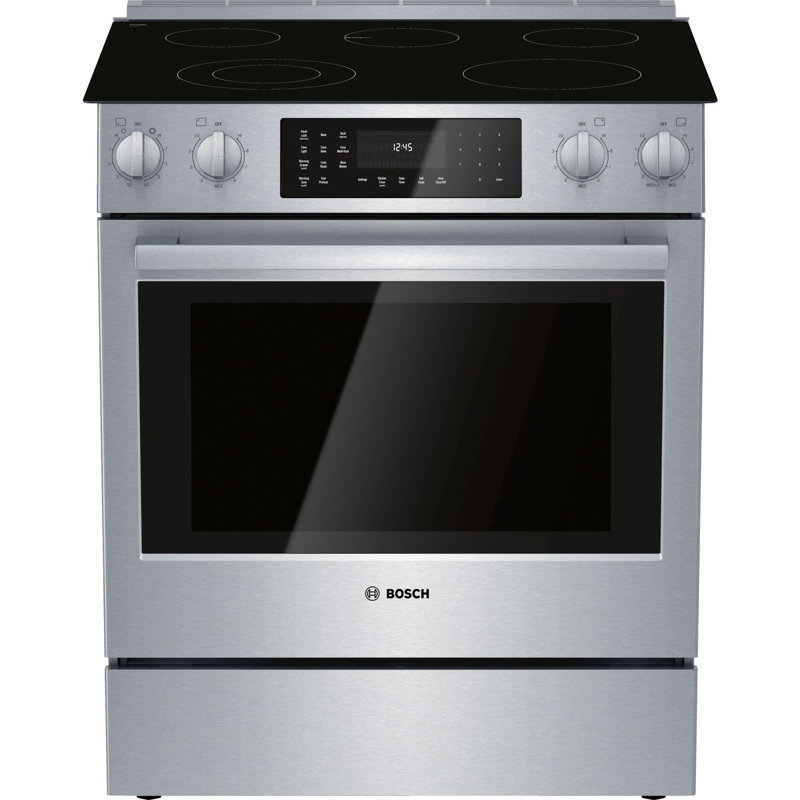 800 Series 30" 4.6 cu ft. Slide-in Electric Range, Stainless Steel