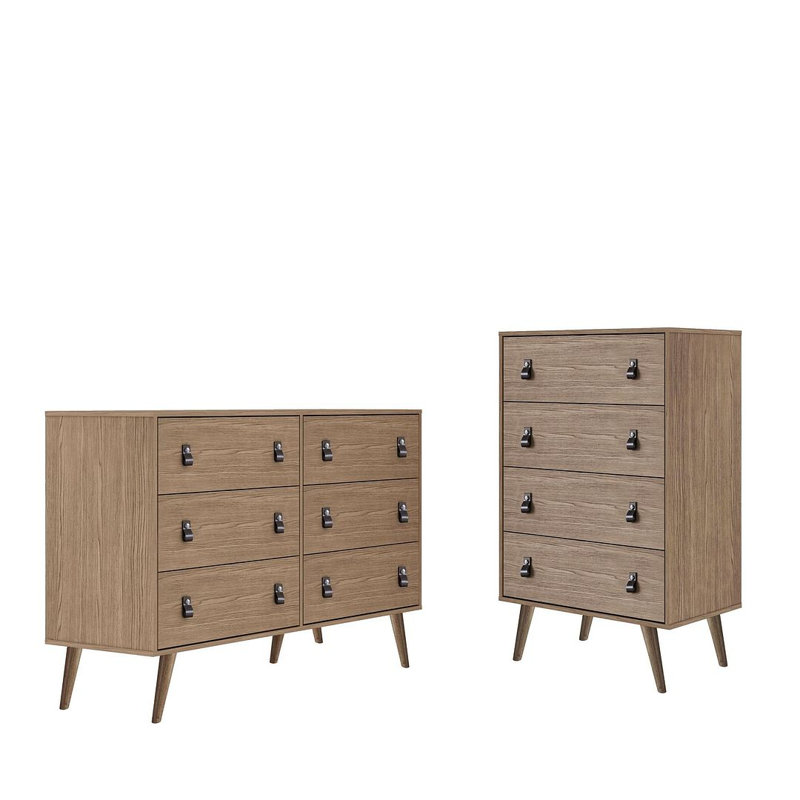 Commode double Amber, Beige