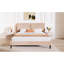 Lit pour grand lit Camel Tones avec structure douce, de soutien et stable pour la peau de la chambre à coucher