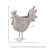 Baleria Metal Rooster Planter