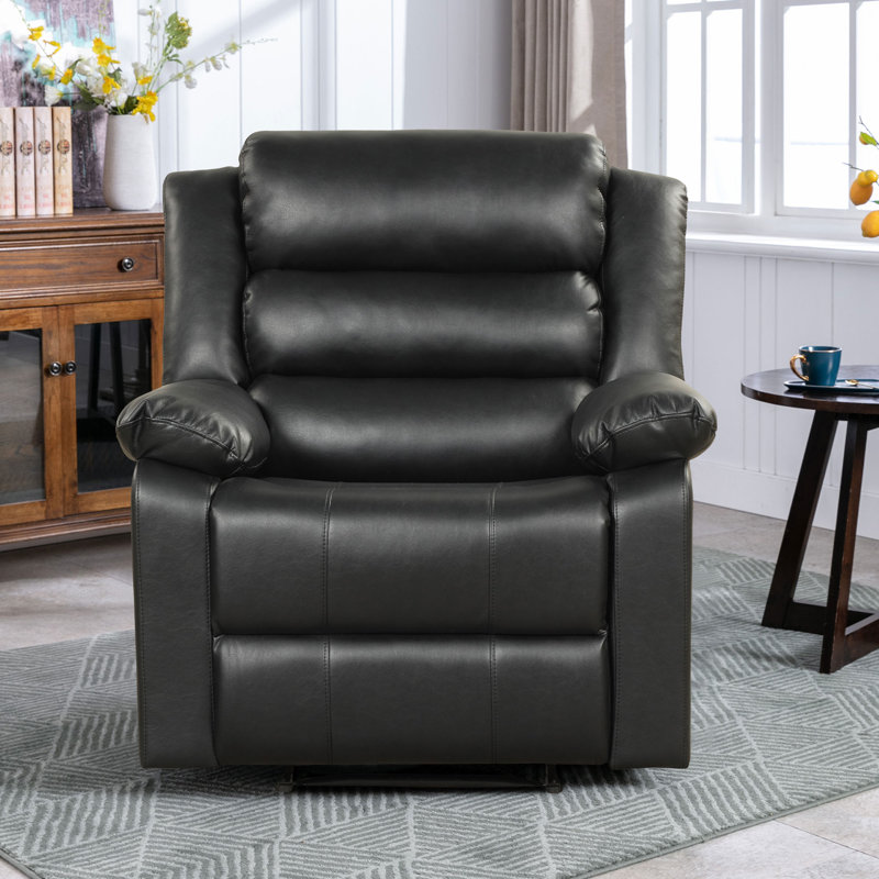 Fauteuil inclinable manuel Annettia, Noir