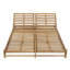 Chaise longue double en bois d'acacia Lioressa Modern avec dossiers réglables et coussins hydrofuges-129161570