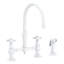 Fairfield Kitchen Bridge Faucet with Side Spray-1260315138