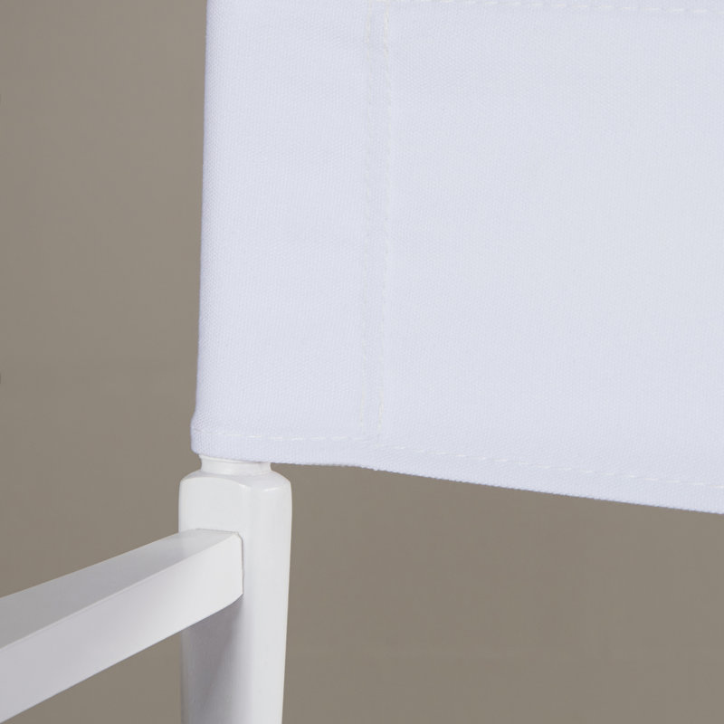 Somer Folding Director Chair Replacement Canvas, White