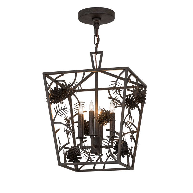 Lustre géométrique à 4 lumières Kitzi