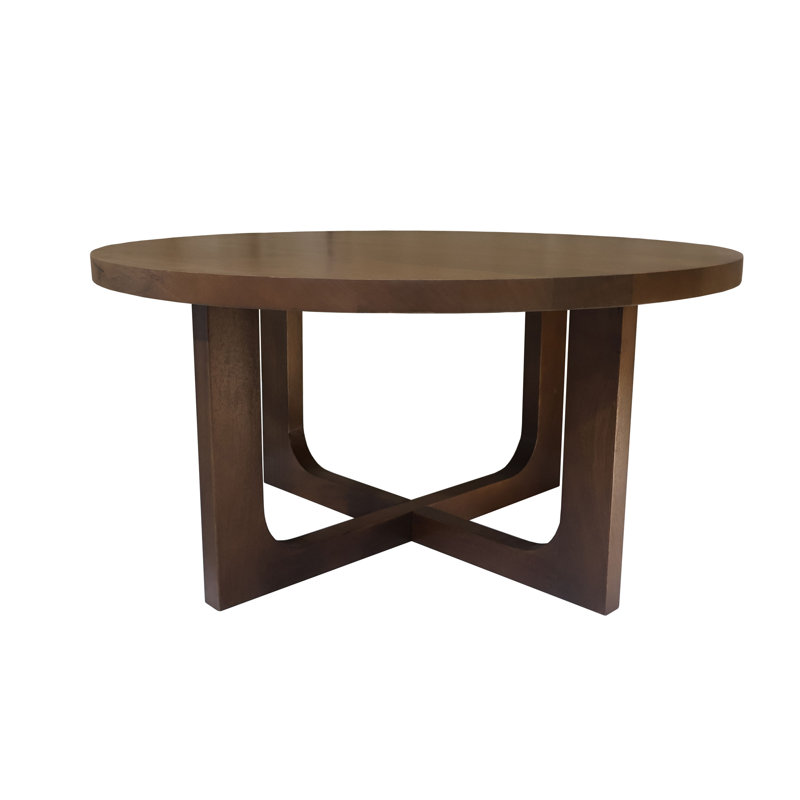 Handmade Solid Wood Round Coffee Table