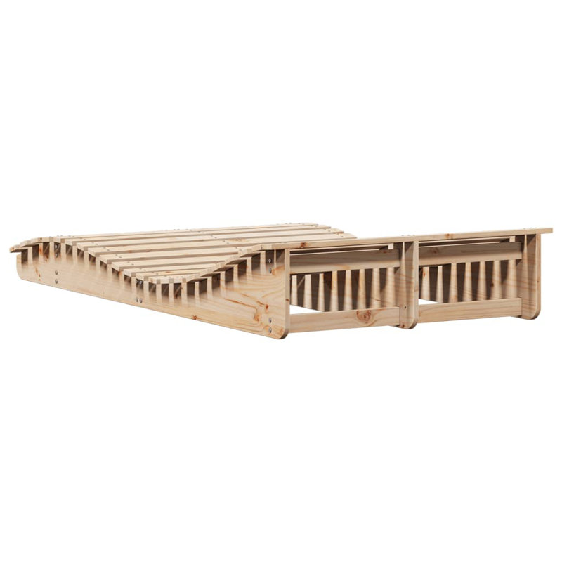 Rachelle 205cm Long Double Chaise, Yellowish Orange