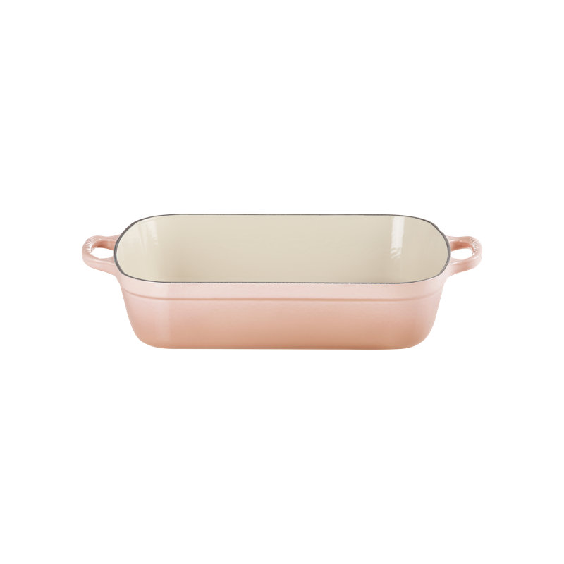 Le Creuset Enameled Cast Iron Signature Rectangular Roaster, 5.25Qt., Peche
