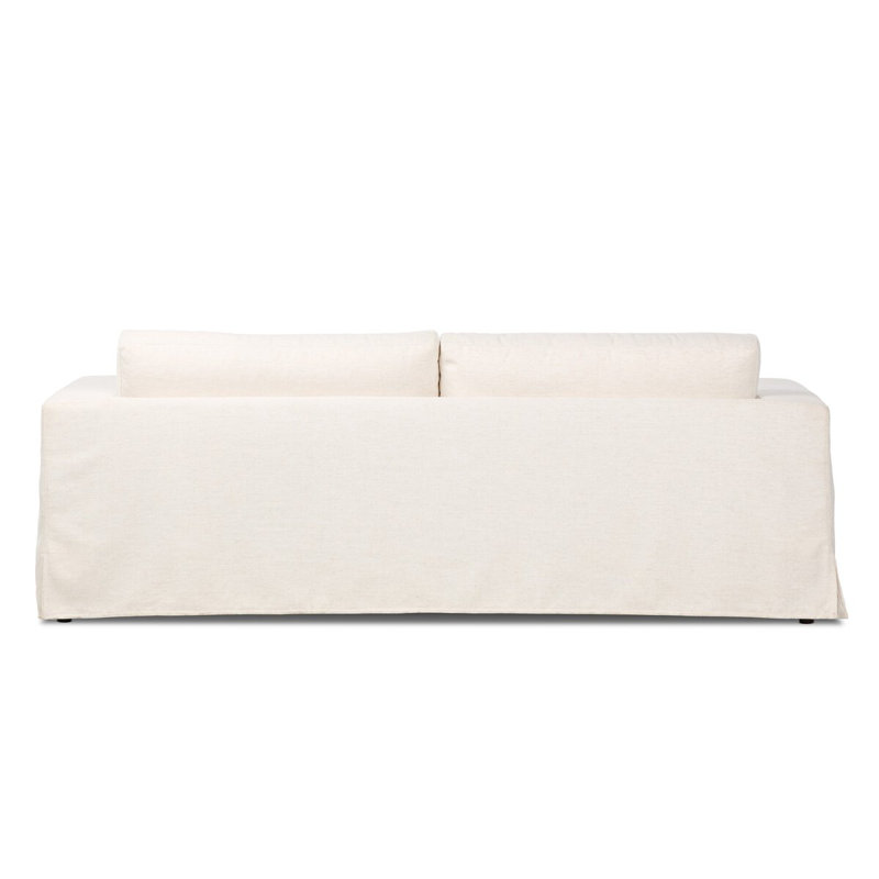 Tovana Sofa- 95"-Crypton Nomad Snow, Crypton Nomad Snow 92% Polyester/8% Flax/Linen
