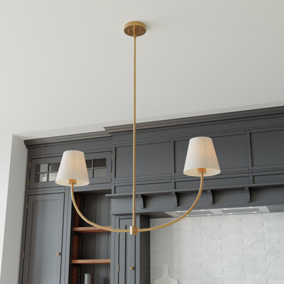 Beacon 2-Light Dimmable Traditional Chandelier