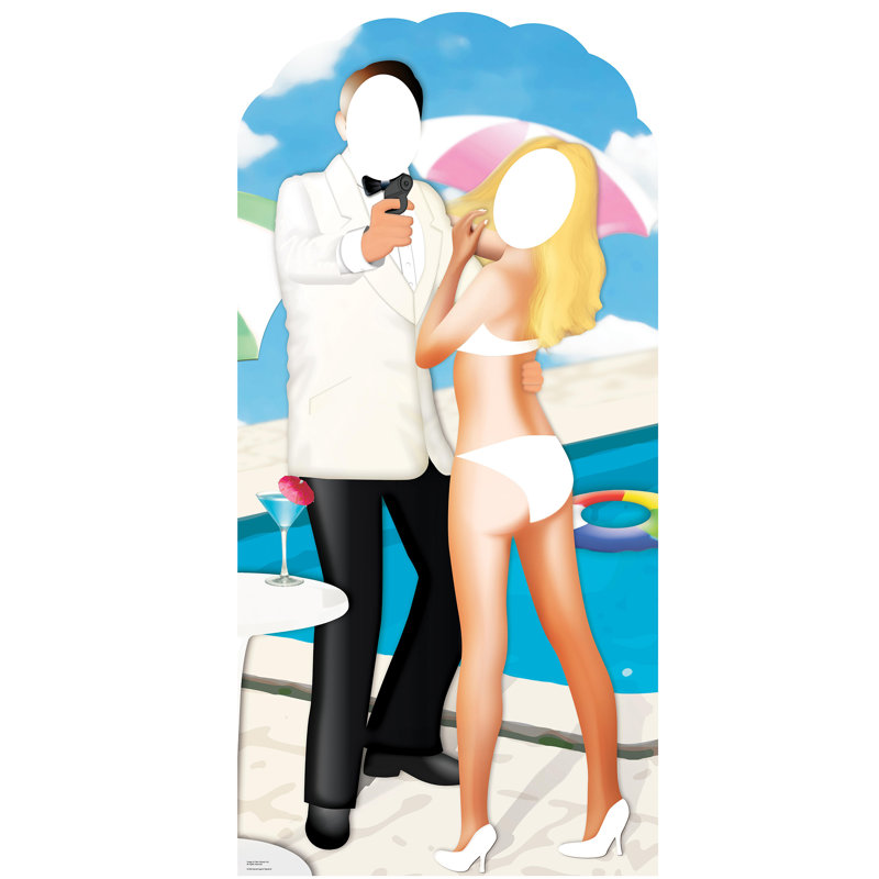 Secret Agent Cardboard Standup