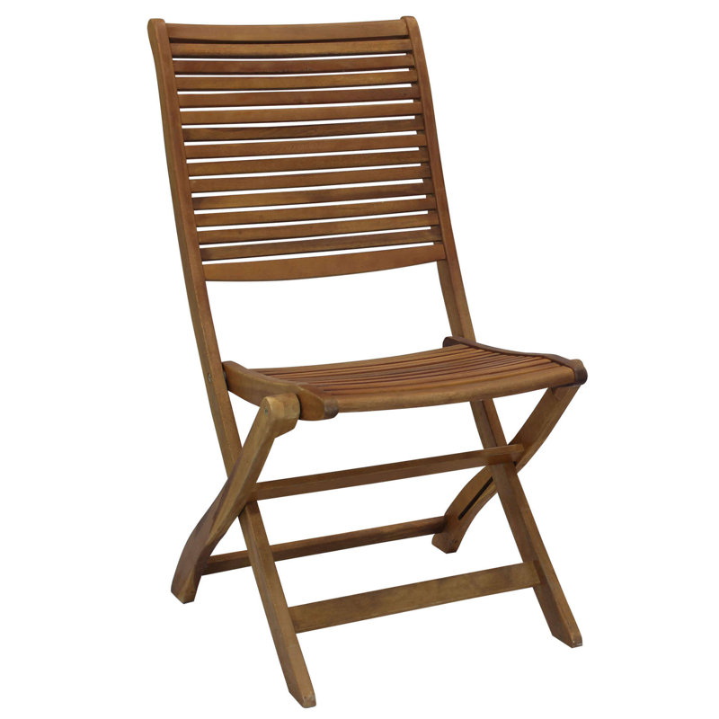 Tamoa Solid Wood Patio Folding Chair Folding Chair
