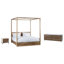Thomas Bina Upholstered Canopy Bed-1392743755