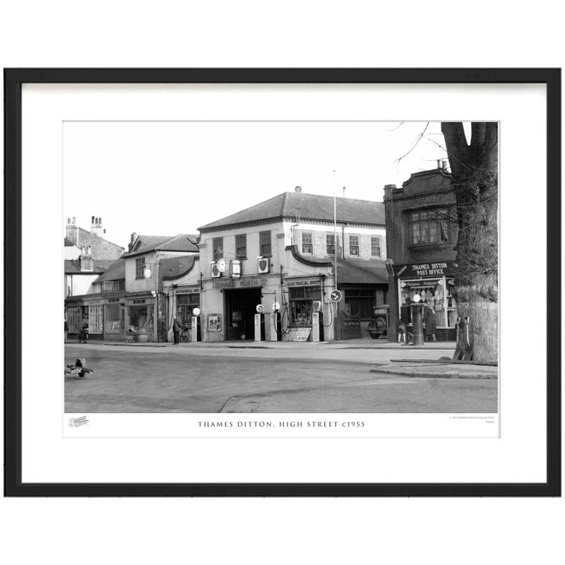 Thames Ditton, High Street C1955 by Francis Frith - Single Picture Frame Print, 45cm H x 60cm W x 2.3cm D