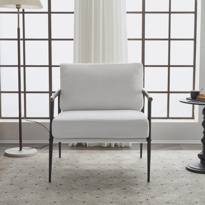 Fauteuil Jennay, Chenille blanche