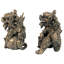 Ensemble de figurine 2 pièces shishi foo chiens chinois lion