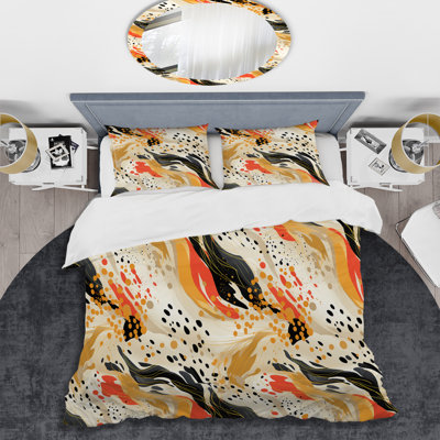 Multicolor Urban Elegance I Duvet Cover Set