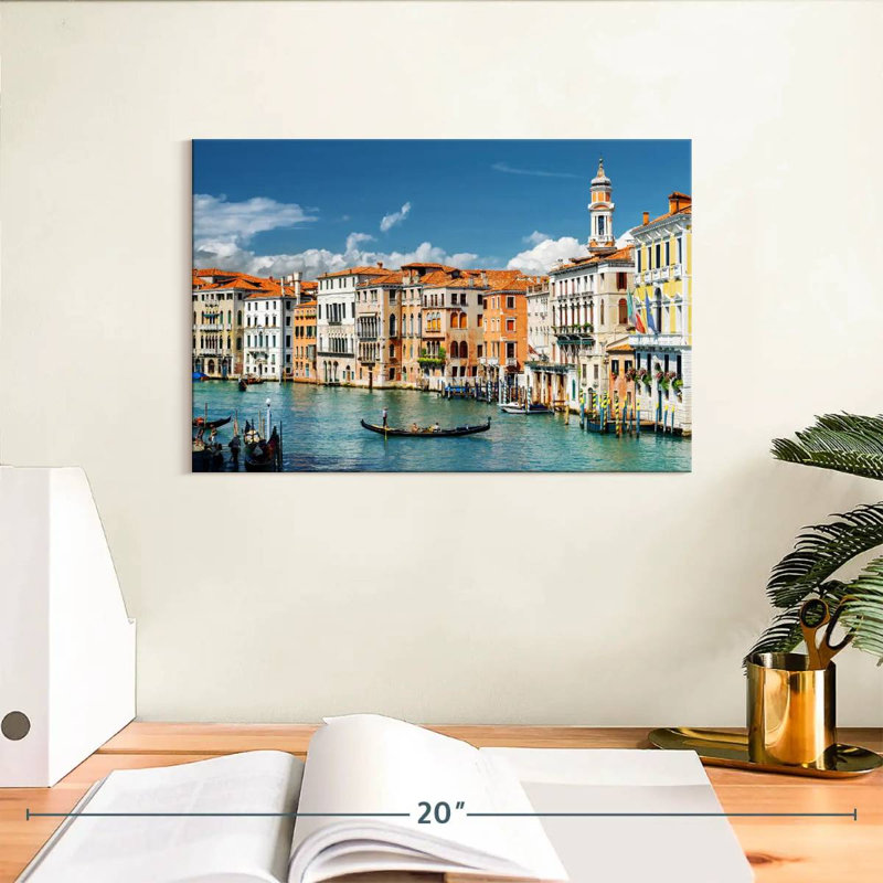 Kavia le Grand Canal, H 8 po x l 12 po