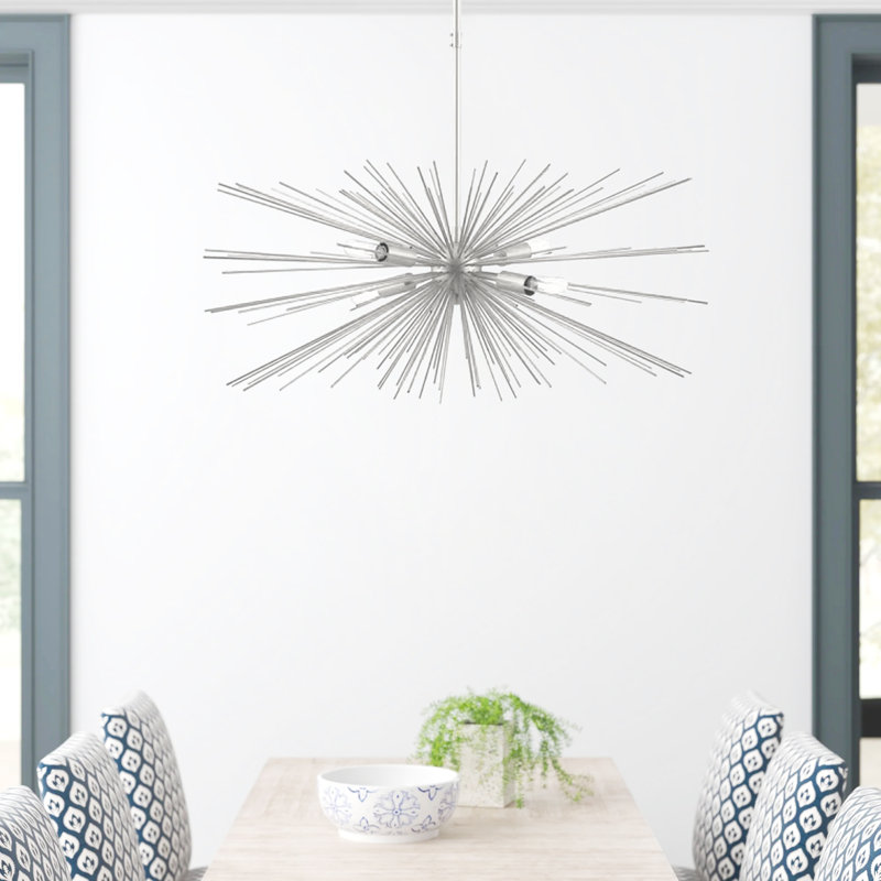 Lustre sphérique Spoutnik à 4 lumières