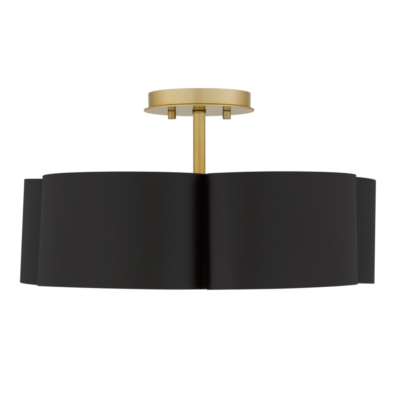 Balsam 5-Light Matte Black Semi-Flush Mount