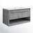 Kasper 36'' Single Bathroom Vanity with Resin Top-2006265257