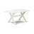 6 Piece Kitchen Table Set Contains a Rectangle Dining Table with X-Legs and 4 Dark Shitake Linen Fabric Parson Chairs with a Bench-1279912417-1279912418