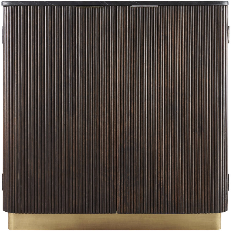 Rylee Modern Cabinet, Dark Brown