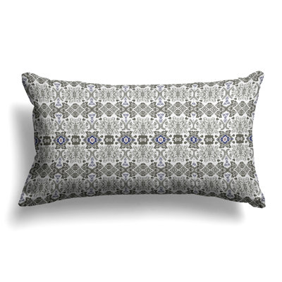 Taj Garden Columns  Rectangular Throw Pillow