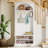 Hall Tree With Bench And Shoe Storage, 4-In-1 Entryway Bench With Coat Rack-129879208