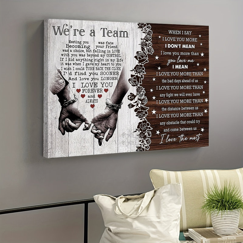 «Oath Of Love» sur toile, H 12 po x l 18 po