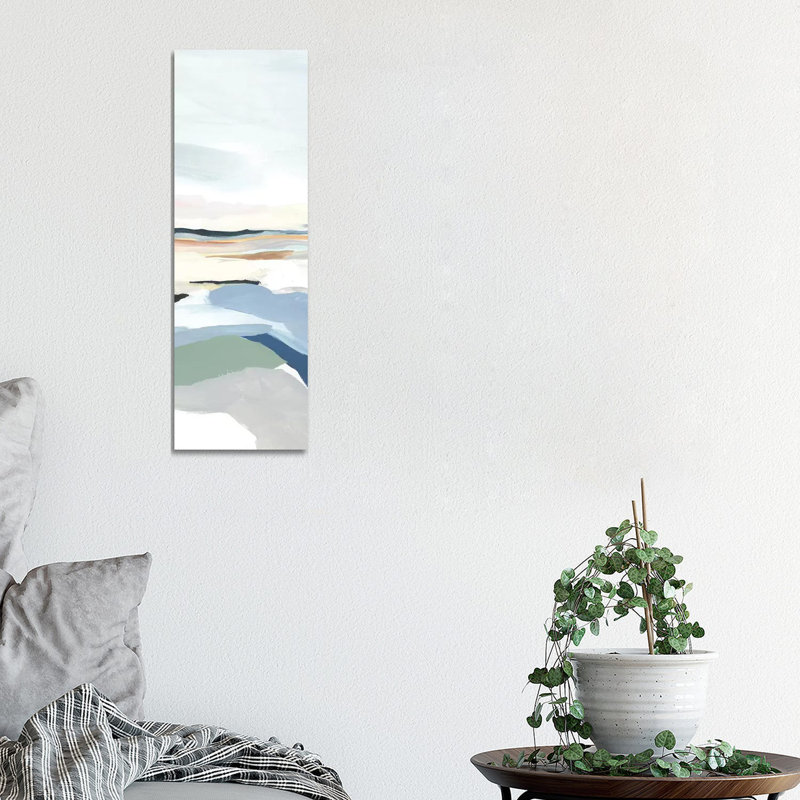 Seaside Day III by Isabelle Z - Panoramic Painting on Canvas, 30.48 cm H x 91.44 cm W x 1.91 cm D, Wrapped Canvas