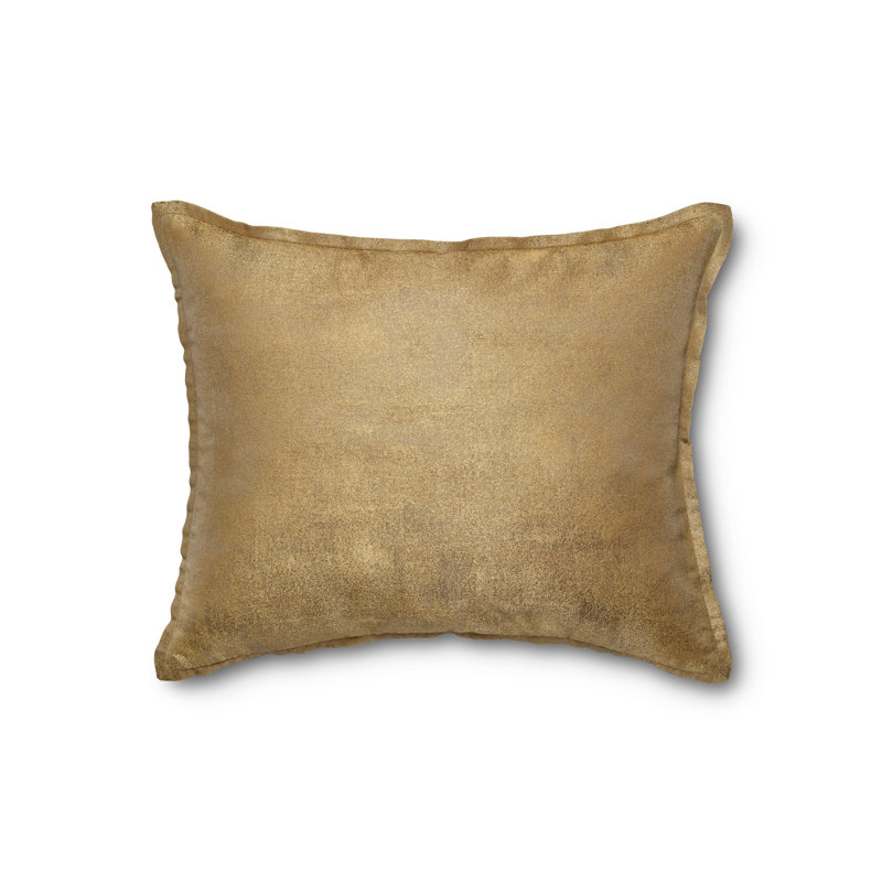 Stardust Lumbar Pillow Cover & Insert, Golden, 18"H x 22"W