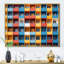 "Cityscape Colorful Patterns III", reproduction d'art sur toile-24079709-24079706