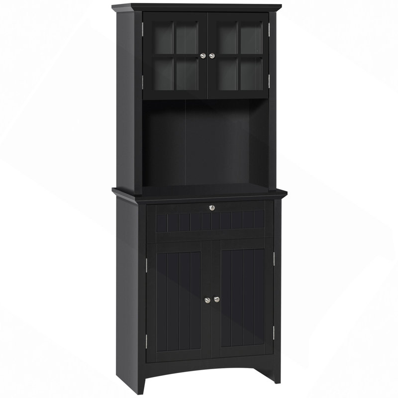 Garde-manger avec tablettes, portes et tiroirs