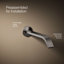 Components Wall-Mount Bathroom Sink Faucet Trim-309566903